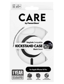 Are By Panzerglass Case Transparent & Magsafe Iphone 16 Pro Black 