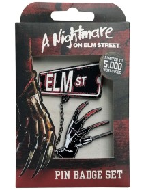 Nightmare On Elm St Pin Badge Set 