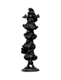 The Smurfs Resin Smurfs Column Black Edition 50 Cm 