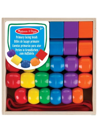 Melissa And Doug Primary Lacing Beads (10544)
