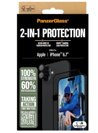 Panzerglass Iphone 16 Plus 6.7'' 3-in-1 Privacy Protect Bundle