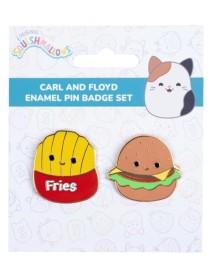 Squishmallows Pin Badges Carl & Floyd 