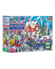 Eeboo Puzzle 20 Pcs Woodland Winter (epzww20)