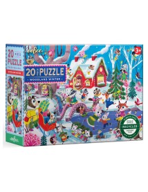 Eeboo Puzzle 20 Pcs Woodland Winter (epzww20) 