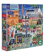 Eeboo Puzzle 1000 Pcs Paris Christmas (epzt781)