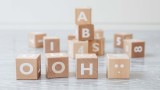 Ooh Noo Wooden Alphabet Blocks White (40ab1502)