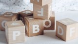 Ooh Noo Wooden Alphabet Blocks White (40ab1502)