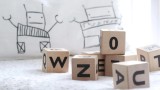 Ooh Noo Wooden Alphabet Blocks Black (40ab1501)