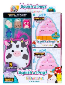 Squishalongs 2.5 Cm Clip-a-long 3 Pack S3 Random (2520081) 