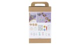 Craft Kit Decoration Boxes Shells Key Rings Pastel Colours (977847)