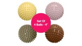 Edushape Sensory Balls Small 10 Cm 4 Pcs Without Air (e705174dbc)