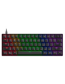 Speedlink Atmos Rgb Rainbow Mechanical 60% Gaming Keyboard With Brown Switches Black Us Layout 