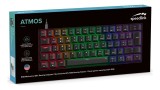 Speedlink Atmos Rgb Rainbow Mechanical 60% Gaming Keyboard With Brown Switches Black Us Layout pentru PC