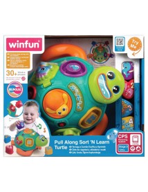 Winfun Pull Along Sort 'n Learn Turtle (240301-nl) 