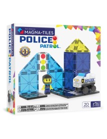 Magna Tiles Police Patrolt 20 Piece Set (90353) 