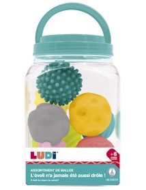 Ludi Sensory Balls 8 Pcs (lu30055) 