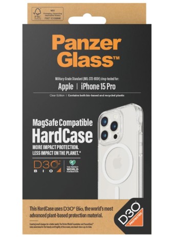 Panzerglass Hardcase Iphone 15 Pro Magsafe Compatible With D3o