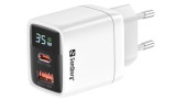 Sandberg 2in1 Charger 1xusb-c 1xusb 35w