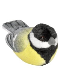 Wild Republic -plush Toy Bird With Sound Great Tit 18cm (808040) 