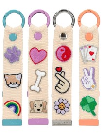 Topmodel Clip Strap With Patches Girl Power (413425) 