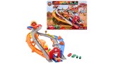 Disney Cars Radiator Springs Race & Rescue Rescue Road Raceway Playset With 4 Toy Cars (jfl57)
