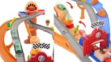 Disney Cars Radiator Springs Race & Rescue Rescue Road Raceway Playset With 4 Toy Cars (jfl57)