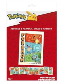 Pokemon Portfolio 9 Posters Starters 
