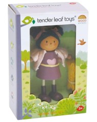 Tender Leaf Dollhouse Figure Ayana And Cat (tl8148)