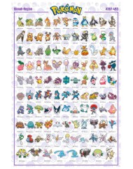 Pokemon Poster Maxi 91.5 X 61 Sinnoh Pokemon