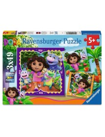 Ravensburger Puzzle Dora The Explorer 3x49p (12004197) 