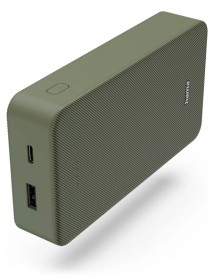 Hama Powerbank Colour 20 20000mah Usb-c+usb-a Green 