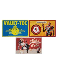 Fallout Tin Sign Set