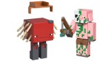 Figurina Joc Minecraft Core 2 Pack Zombified Piglin & Minecraft Strider