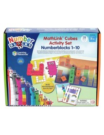 Learning Resources Mathlink Cubes Numberblocks 1-10 Activity Set (lsp0949-sca) 
