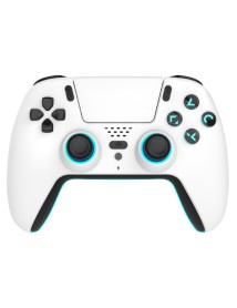 Trade Invaders Wireless Bluetooth Controller For Ps5 Led White 