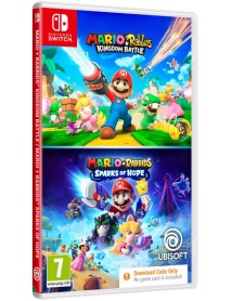 Mario And Rabbids Double Pack Kingdom Battle And Sparks Of Hope (code In A Box) 