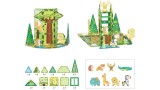 Picasso Tiles Safari Themed Set With 8 Animals 46 Pcs (ptq12)