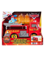 Disney Cars Radiator Springs Race & Rescue Fire Fighting Red & Guido Playset (jfl54)