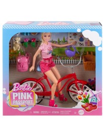 Barbie Pink Passport Doll Set (hwj00) 