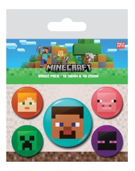 Minecraft Faces Badge Pack