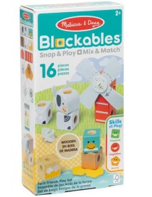 Melissa & Doug Blockables Farm Friends (6074896) 