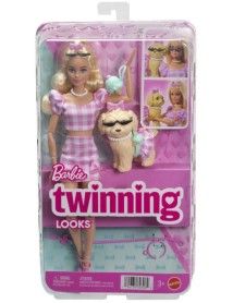Barbie Twinning Looks Blonde Bows (jfp36) 