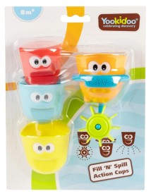 Yookidoo Fill 'n' Spill Action Cups (yo40261) 