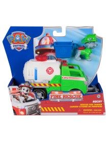 Paw Patrol Fire Rescue Rocky Rescue Fire Tanker Vehicle (20151504) 