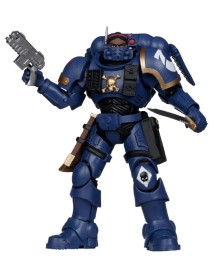 Warhammer 40,000 Lieutenant In Phobos Armour (ultramarines) 18cm 