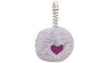 Tinka Plush Earmuffs Purple W. Pearl Headband (8-800429)