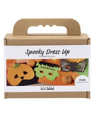 Mini Craft Kit Spooky Dress-up Masks Halloween Colours (977883)