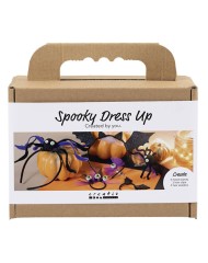 Mini Craft Kit Spooky Dress-up Headbands Hair Clips And Hair Bands Black Lilac Purple (977841)