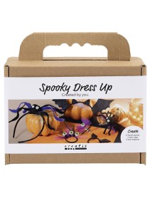 Mini Craft Kit Spooky Dress-up Headbands Hair Clips And Hair Bands Black Lilac Purple (977841) 