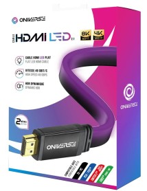 Oniverse Hdmi Led Cable 8k Purple 